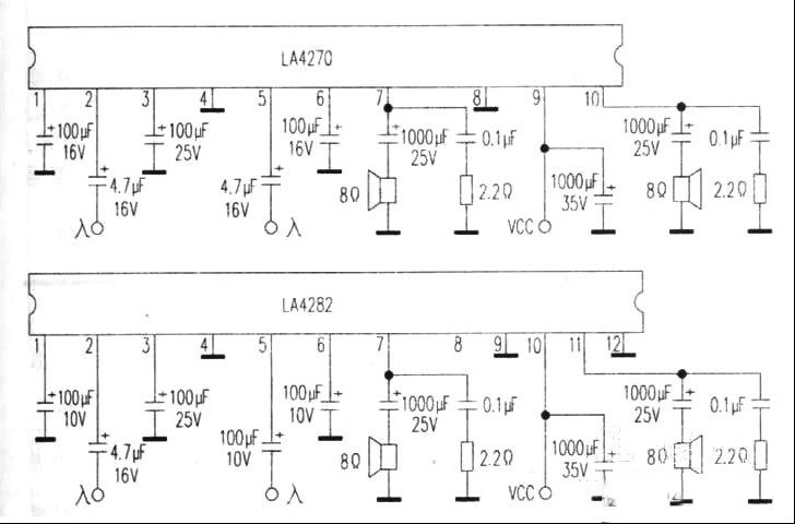 用LA4270代换LA4282方法