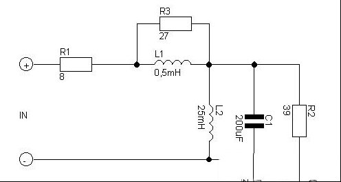 功放假负载扬声器电路