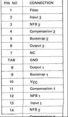 音频功率放大器μPC1316C