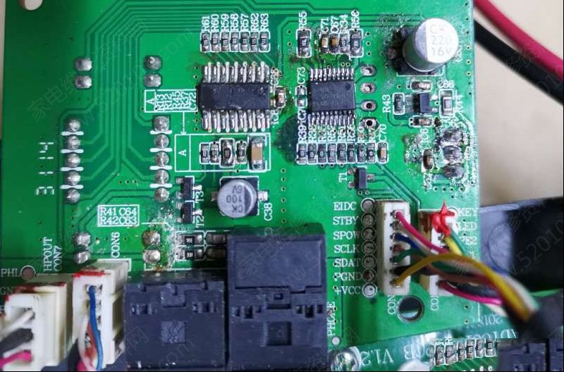 漫步者C2X功放不通电的检修思路