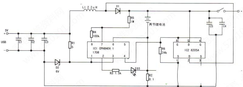 便携式音响充电管理芯片CPH8HOV.1检修思路