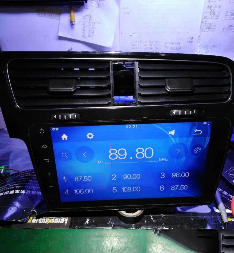 7代高尔夫车载导航无声音的检修思路