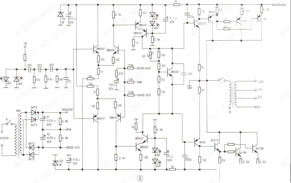 SHENG DI PU-USB180定压功放不定时出现无声音的检修思路