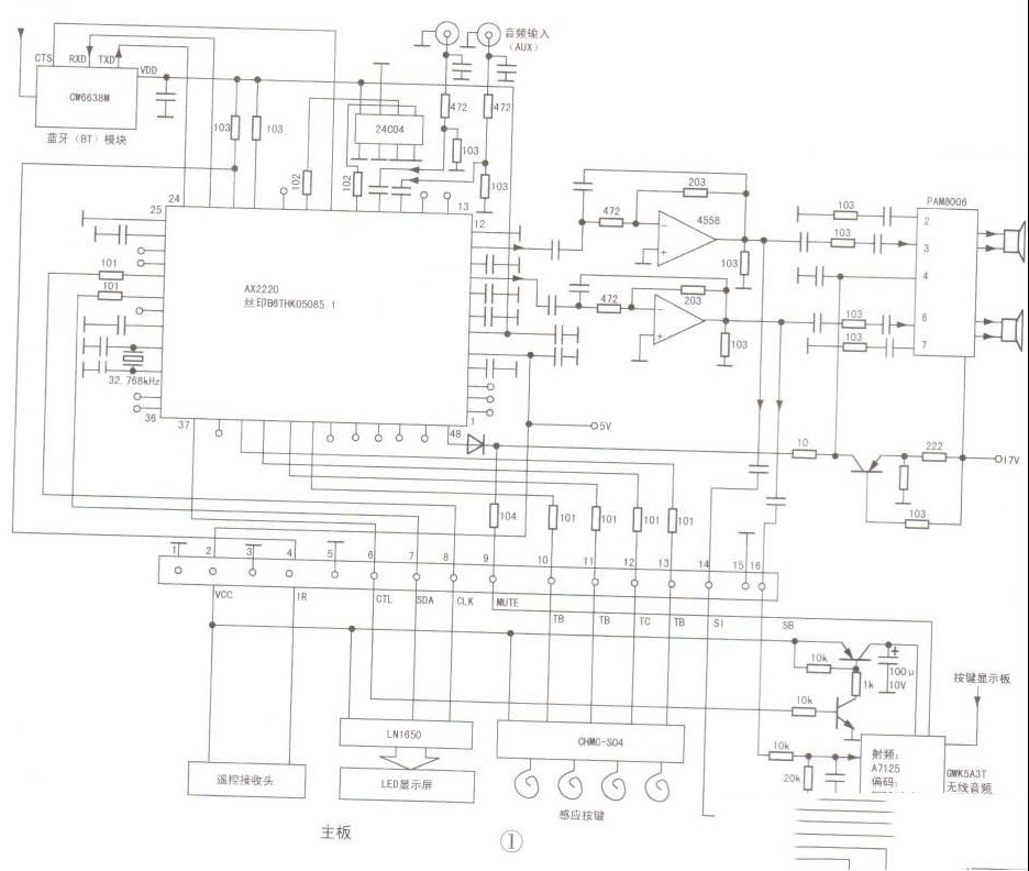 奇声MAV-2322回音壁音箱的电路原理与检修思路