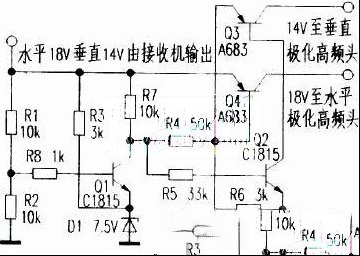 卫星高频头自动极化转换器