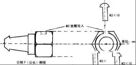 小改公制F头为英制(F头改装)