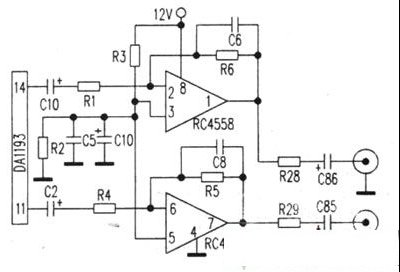 高斯贝尔GSR-D33数字机顶盒音频电路检修思路
