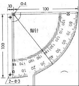 给Ku天线做一个仰角指示器