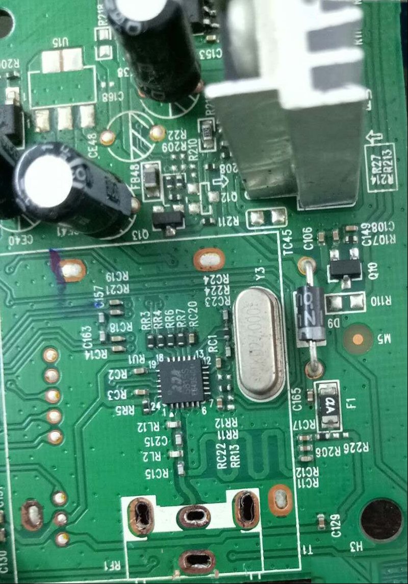 TCL TJS3052-K00村村通无信号检修思路