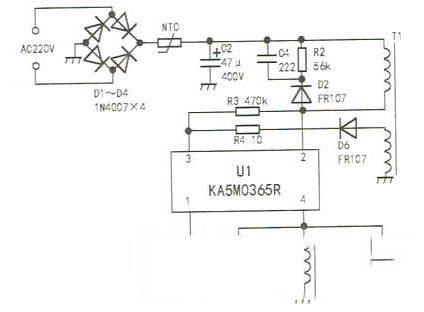 希典ABS-208-GC03型卫星接收机通电无反应的检修思路