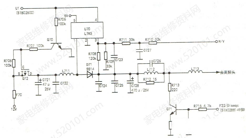 DM500V8卫星接收机进行多星接收时找不到信号
