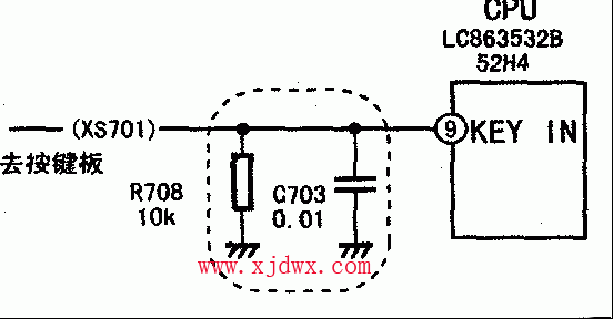 CPU使用LC863532B-52H4芯片的25英寸汇佳彩电自动跳台