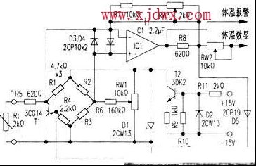 床边监护仪体温显示器无显示