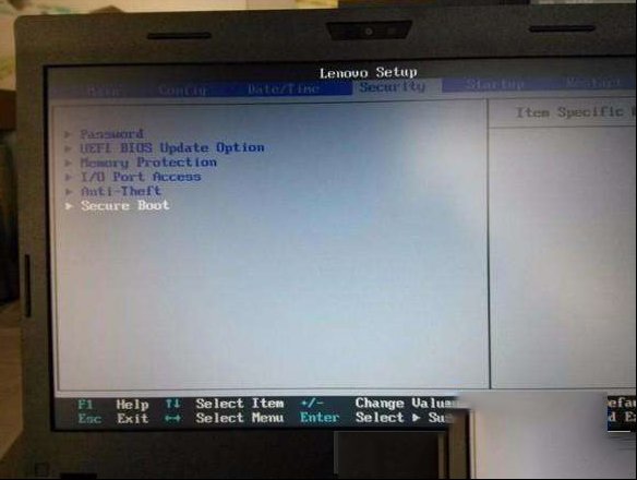 联想商用机预装win8改装win7系统Bios设置