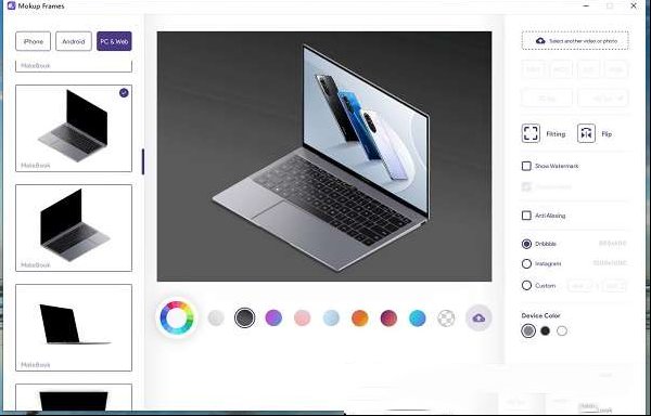 Mokup Frames样机神器，一键生成手机电脑样机效果图