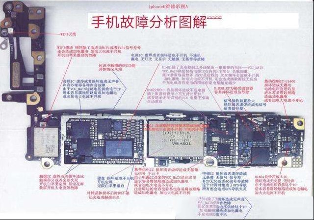 iPhone6如何识别手机电路图？