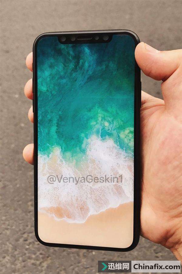iPhone 8 运行苹果iOS11真机曝光：比小米Mix 更惊艳