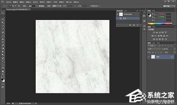 Photoshop将正方形图片改为圆形的操作方法