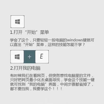 电脑键盘上的快捷键你知道几个？赶快收藏吧！