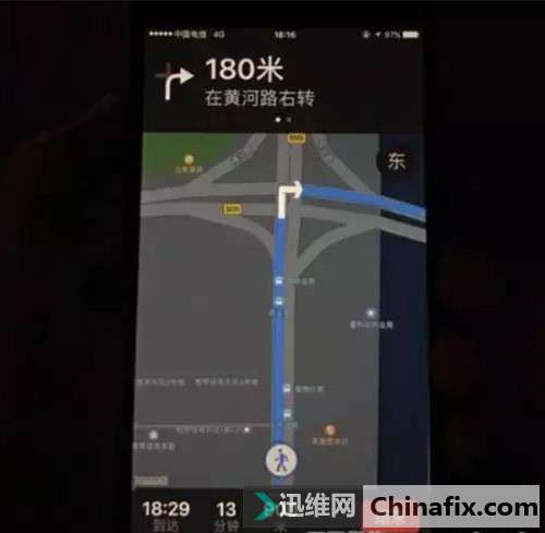 iPhone6P导航无法定位检修思路