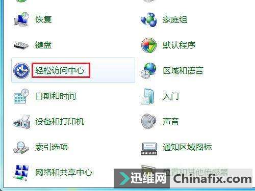 Win7如何开启屏幕键盘？
