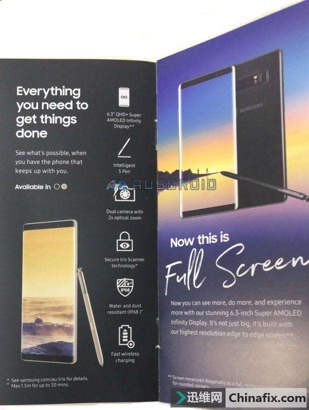 不用等发布会了！三星GALAXY Note8彻底被曝光了！