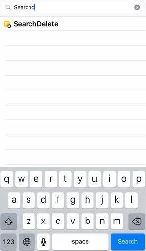 越狱插件：让苹果iOS搜索与删除功能结合！