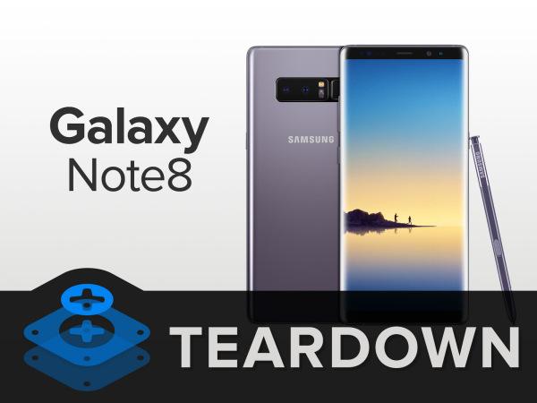 三星旗舰机Galaxy Note 8拆解
