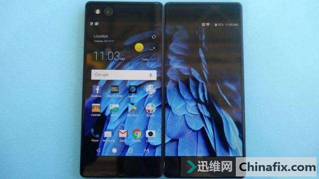 中兴全球首发全面屏折叠屏手机 ——Axon M