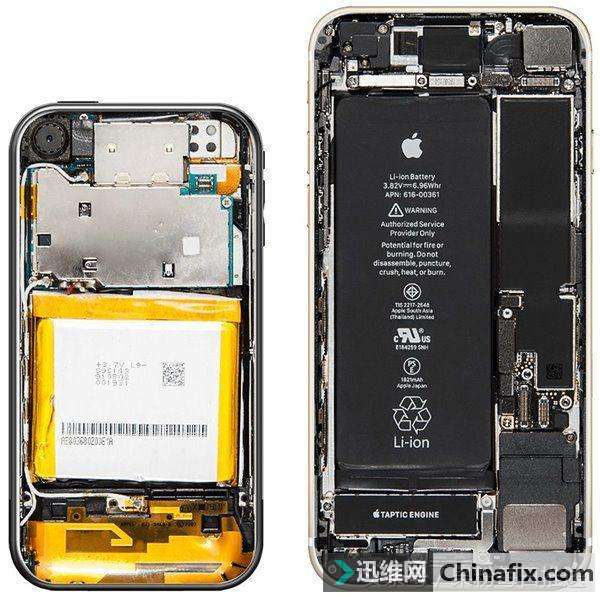 初代 iPhone—iPhone 8　10年来 iPhone内部的变化