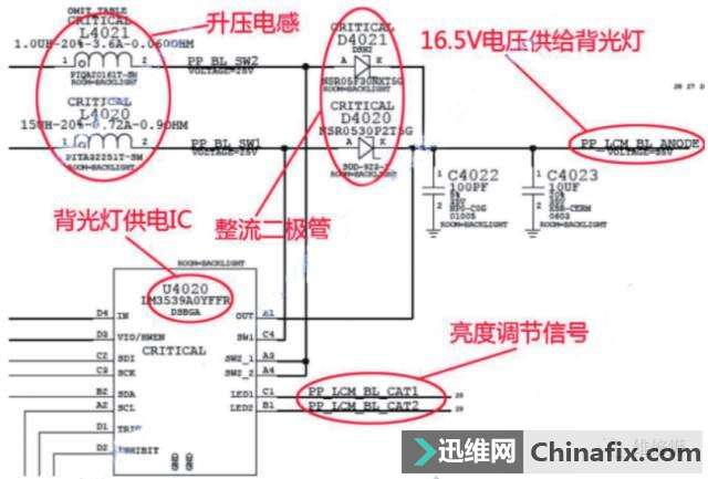 iPhone6s显示触摸背光的维修