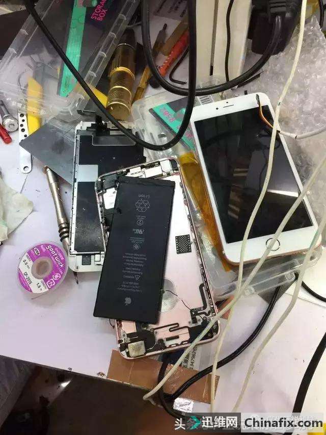 iPhone6s Plus CPU问题导致手机不显示检修思路