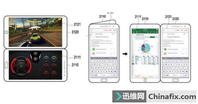 三星首款折叠屏幕手机Galaxy X：秒变NDS