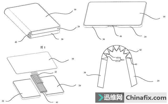 华为折叠屏手机专利曝光：各大手机厂商纷纷发力折叠屏手机