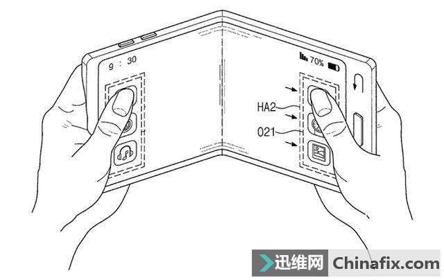 三星在可折叠透明智能手机专利中披露了更多细节