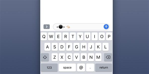 iPhone手机用户千万别点这个黑点表情：手机秒卡死