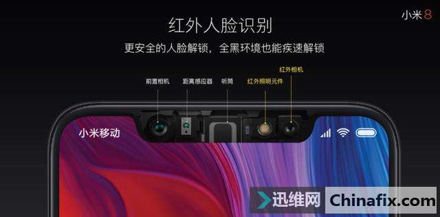 小米8红外人脸解锁，到底比传统面部解锁强在哪？