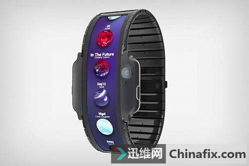 可以戴在手腕上的概念手机！