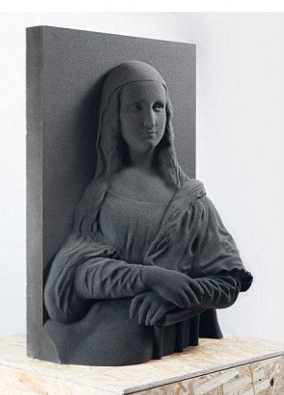 3d打印技术让盲人体验名画《蒙娜丽莎》