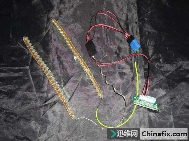 以前给机箱弄个光污染超费劲，看看现在多省事