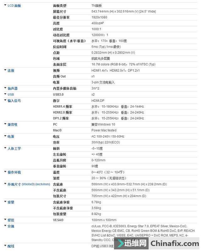 优派XG2530 240Hz游戏显示器上手玩