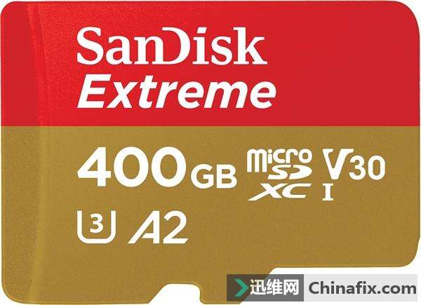 闪迪发布最快400GB UHS-I microSD储存卡：极速160MB/s