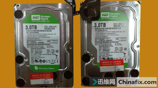 西数3.5寸SATA 3T*2 RAID 1数据恢复案例分享