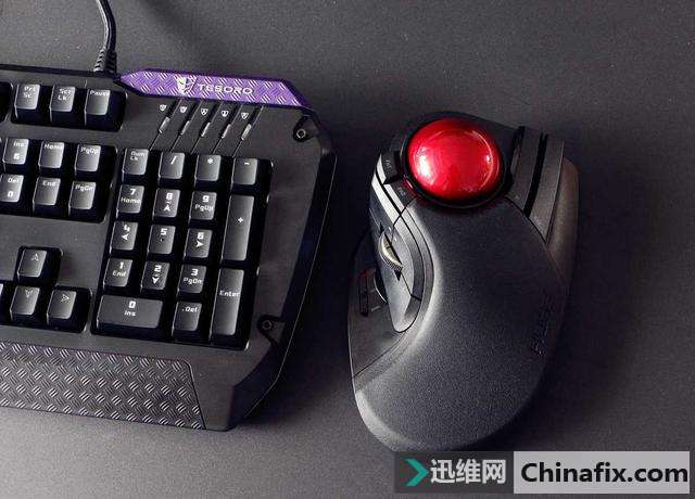 宜丽客无线轨迹球鼠标