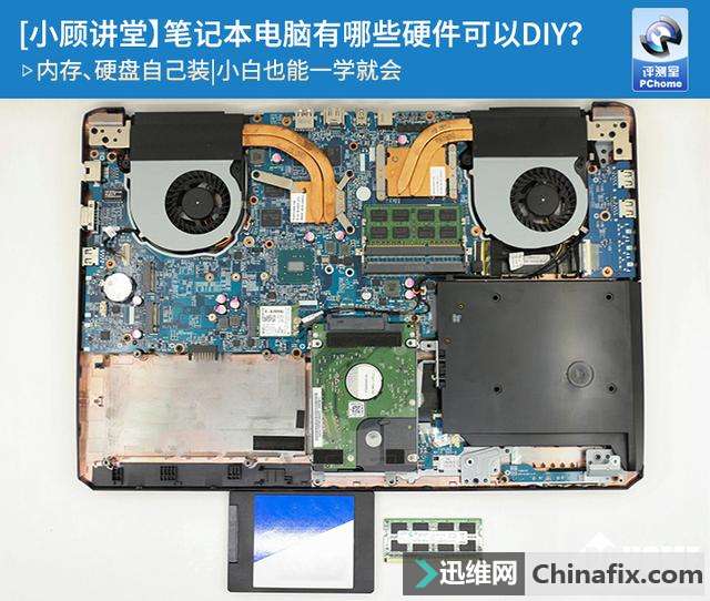 笔记本电脑的硬件都可以DIY吗？