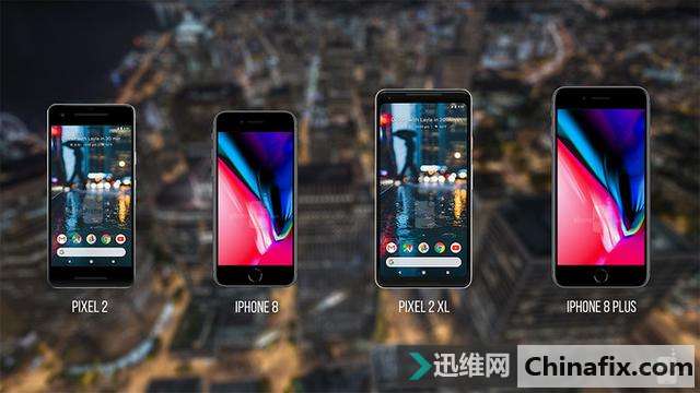 Pixel 2/Pixel 2 XL与iPhone 8/iPhone 8 Plus：规格比较