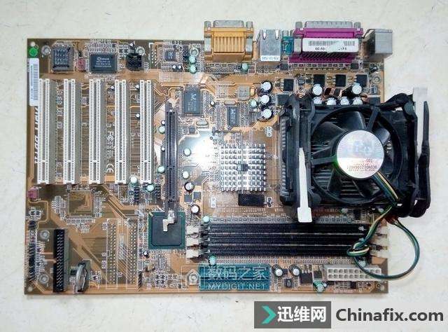 主板上怎么测电容的好坏？老掉牙的升技P4主板维修过程参考一下