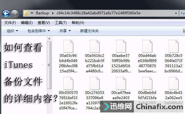 怎么查看iPhone手机备份文件的详细内容