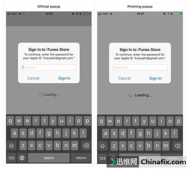 最新钓鱼网站App以假乱真：当心苹果Apple ID密码被盗
