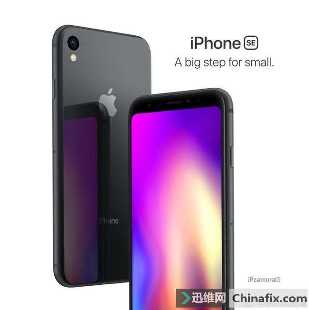 新款iPhoneSE2渲染图曝光：全面屏+Face ID+双面玻璃